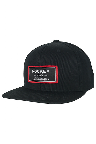 24 Hockey Apparel Baseball Hat Black