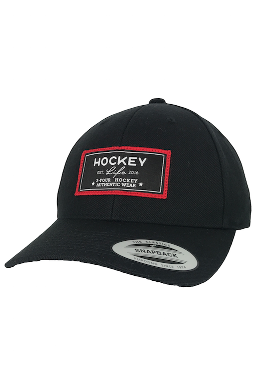 24 Hockey Apparel Baseball Hat Black