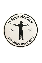 24 Hockey Sticker