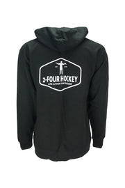 Men's 24 hockey black hockey apparel hoodie