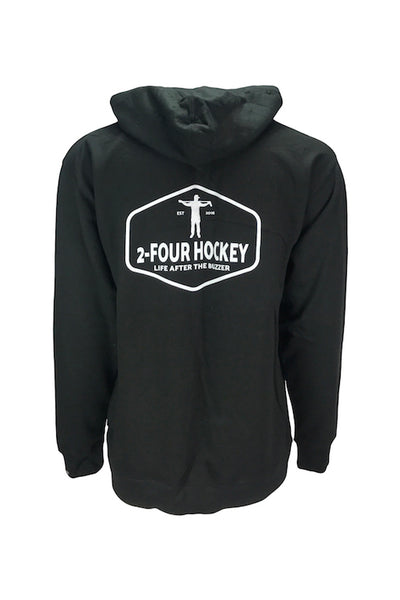 Men's 24 hockey black hockey apparel hoodie