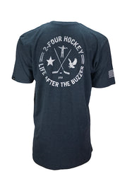 Men's 24 hockey USA navy hockey apparel t-shirt